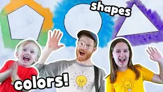 Shapes and Colors in the Snow! ❄️ | Part 1 | Learn Shapes and Colors for Toddlers | Educational Kids