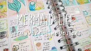 Memory plan with me | Mermaid Life | Strawberry Lime Designs