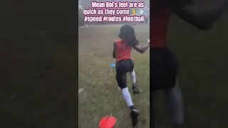 Mean Boi&rsquo;s foot speed is elite #football #speed #freakathlete
