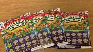 &pound;2 Instant &pound;100 New Scratch Cards March 2020, UK National Lottery Scratchies With 3 Bonus Games