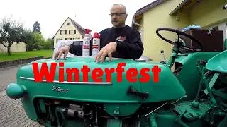 Treckergarage - Wie mache ich meinen Traktor winterfest?