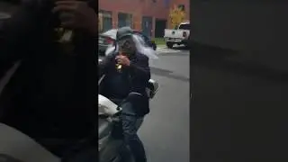 Trumpet monster on Halloween