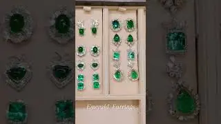 emerald earrings.#shorts #jewelry #jewelryaddict #jewelrymanufacturernyc #emerald #earrings