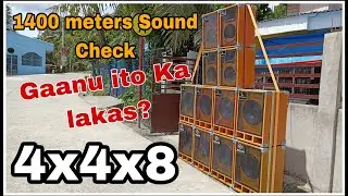 SOUND SYSTEM  Range Sound Test,  SOUND SYSTEM set up using 12inches Speaker
