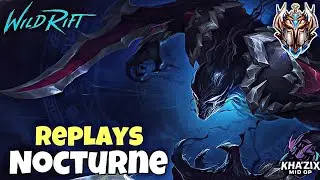 WILDRIFT : REPLAYS NOCTURNE VS PANTHEON WILDRIFT : DIAMOND RANK PATCH 6.3D 🔥