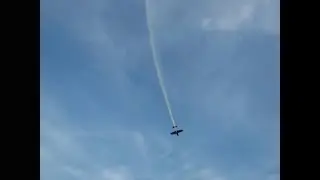 Airshow Pilot almost hits the Ground ! ! !