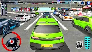 New Green EV Hyundai Ioniq 5 Car City Road Driving - 3D Driving Class 2026! Android iOS Gameplay