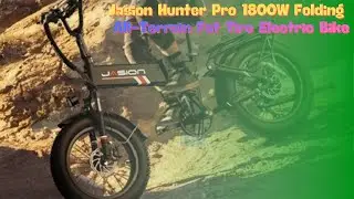 Jasion Hunter Pro 1800W Folding Full Suspension All Terrain Fat Tire Electric Bike