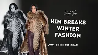 Kim Kardashian&rsquo;s Aspen Style Is Breaking the Internet II Velvet Corset & $9,500 Fur Coat