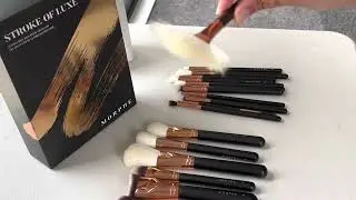 Morphe stroke luxe brushes (22 pieces rose gold)