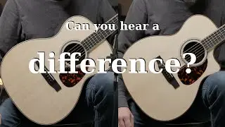 Do Cutaways on acoustic guitars make a difference? Larrivee OMV-03R vs OM-03R