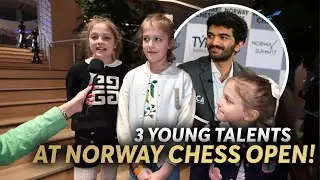 These GIRLS are all GUKESH FANS! 🥳😊| YOUNGSTERS from the Norway Chess Open 2025