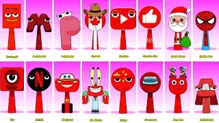 Incredibox Sprunki OC Phase 1 to Phase 2 Rectangle, M, P Alphabet, Canada, Youtube, Ten, China