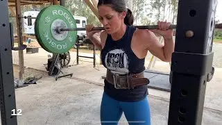 Iron Mile Fitness-05182020 Back Squats/Ground to Overhead/Lunges/Pushups