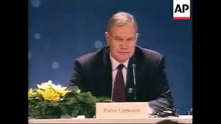 FINLAND: HELSINKI: EU SUMMIT ENDS