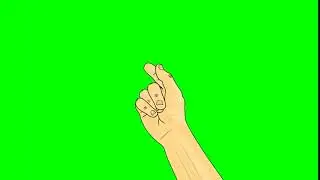 Animated Finger Sniping on Green Screen