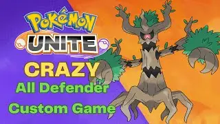 CRAZY All defender custom match in Pokemon Unite!!