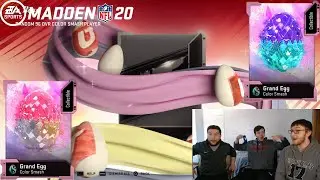 INSANE EGG PACK OPENING!!! GRAND EGG PULLS!!!! NEW COLOR SMASH PROMO!!! Madden NFL 20 Pack Opening!!