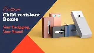 Custom Child Resistant Box I Custom Packaging I Umbrella Custom Packaging USA