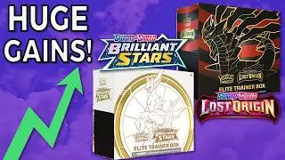 Brilliant Stars and Lost Origin have made huge GAINS! #pokemoncards