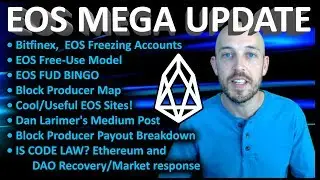 EOS Mega News Update: Bitfinex, Free-Use Model, Useful Sites, BP Pay & Map, Freezing Accounts +MORE