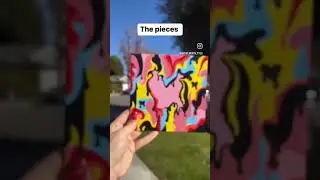 #abstract #acrylicart #hardedge #artist #colorful #vibrant #artvideo #artsy #artlife #art #hardedge