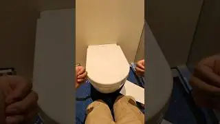 Wall hung toilet #toilet #plumbing #shorts