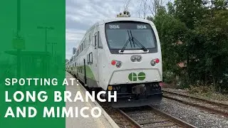 Train Spotting At: Long Branch and Mimico GO stations