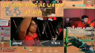 SEN Tarik AND G2 MIMI REACT TO JOHNQT INSANE AIM !! ( SEN vs. FNC)