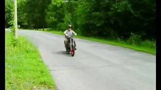 Diesel Motorcycle at speed