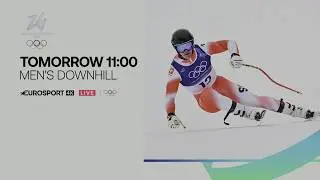 2026 Eurosport 4K. Milano Cortina Olympics. Men's Downhill