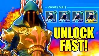 HOW TO UNLOCK GOLD ICE KING FAST! FORTNITE ICE KING CHALLENGES FORTNITE HOW TO UNLOCK ICE KING!