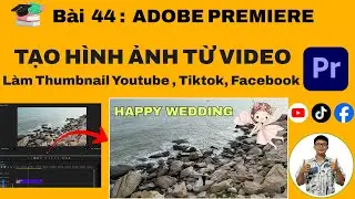 B&agrave;i 44 | Hướng Dẫn Export Frame &ndash; Chụp Ảnh Từ Video L&agrave;m Thumbnail Trong Adobe Premiere✅