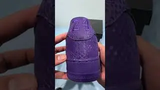 Unboxing the Kobe Air Force 1 court purple !!!
