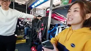 行李1X件超級多！坐租車公司的接駁車到洛杉磯機場 洛杉磯ep107