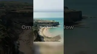 Omaha Beach Now vs Then WW2