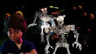 FNAF Security Breach - Warehouse Endo Skeleton Walkthrough