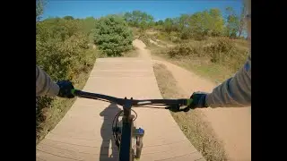 Biking at Raystown Mountain Bike Skills Park, Hesston, PA