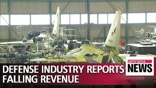 Defense industry reports falling revenue and profits