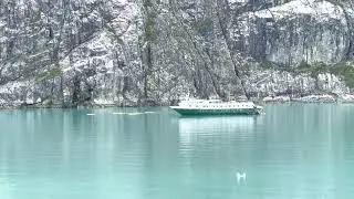 Private kayak tour clip in Glacier Bay Alaska from the MS Konginsdam