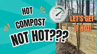 How to get a compost pile hot