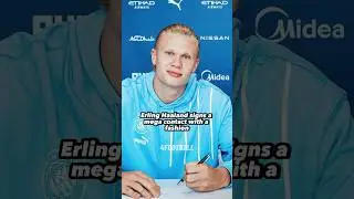 Haaland with MEGA CONTRACT 😱 #haaland #shorts #viral