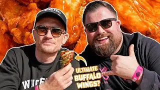 ULTIMATE BUFFALO CHICKEN WINGS | FOOD REVIEW CLUB