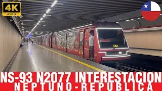 Metro De Santiago | NS-93 N2077 interestacion Neptuno - República 