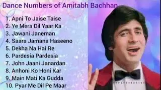 Top 10 Dance Numbers of Amitabh Bachhan Movies
