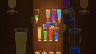 Water sort game: level 32 let's go #gaming #shorts #colors