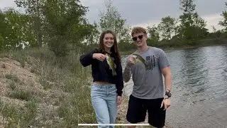 Fishing because the gyms closed