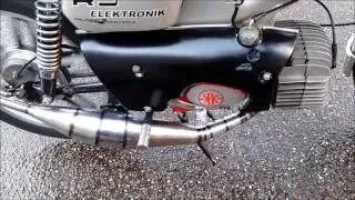 Black Mamba Parts BMP 80 uitlaat Auspuffanlage Exhaust