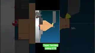 Taper Turning Using G72 #machine #cncprogramming #cnctips #computerscience #engineering #cnc #gym