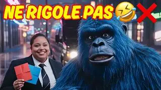 ESSAYE DE NE PAS RIRE 😂 Spéciale Gorille IA 🦍 🤖 | 99.99% IMPOSSIBLE Challenge